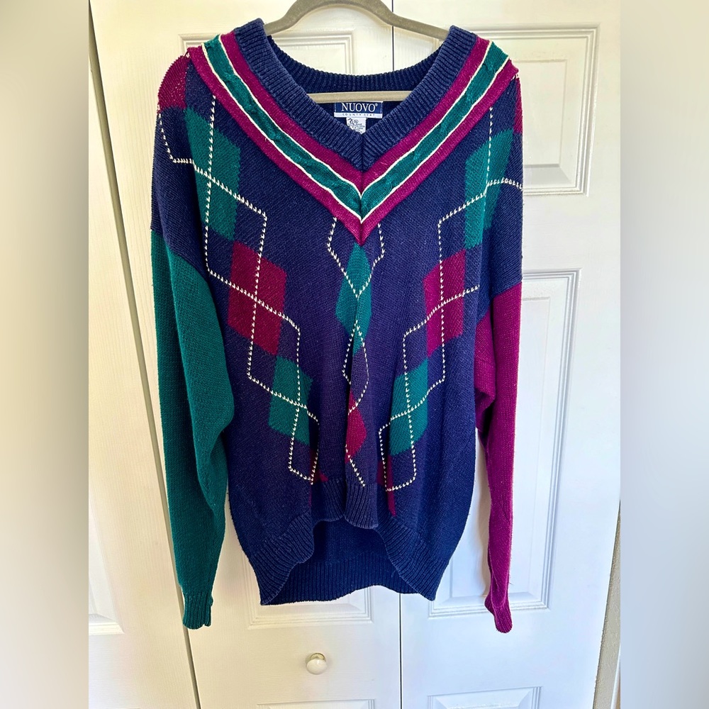 Nuovo plaid vintage sweater